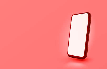 Smartphone color mobile screen, technology mobile display light. Vectorのイラスト素材