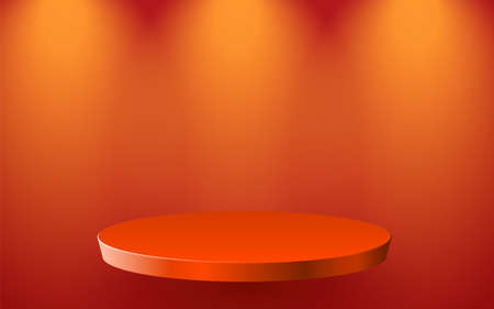 Abstract scene background. Product presentation, mock up, show cosmetic product, Podium, stage pedestal or platform.のイラスト素材