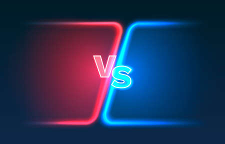 Versus game cover, banner sport vs, team concept. Vector illustrationのイラスト素材