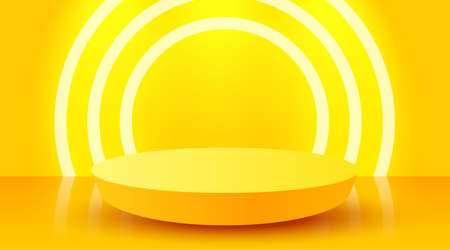 Abstract scene background. Product presentation, mock up, show cosmetic product, Podium, stage pedestal or platform.のイラスト素材