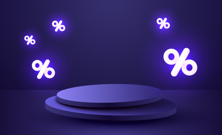 Abstract scene background. Product presentation, mock up, show cosmetic product, Podium, stage pedestal or platform.のイラスト素材