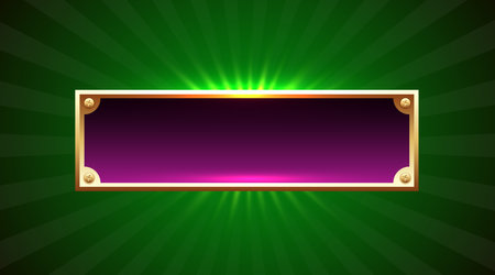 Light frame label, event bar casino, show signboard. Vector illustrationのイラスト素材