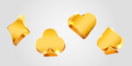 Casino background with card suit symbols.のイラスト素材