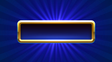 Light frame label, event bar casino, show signboard. Vector illustrationのイラスト素材