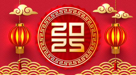 Festival poster with light element decorative scene, podium ornament. Vectorのイラスト素材