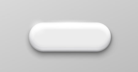 White frame label, event bar button, grey signboard. Vector illustrationのイラスト素材