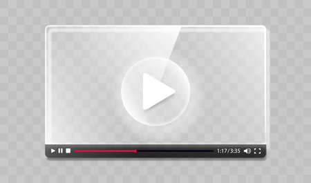 Frame landing page, Design internet video browser template. Windows frame search, webpage. Vector illustration.のイラスト素材