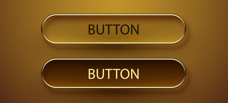 Modern glass button set. Modern glass button set. Liquid Glass.のイラスト素材