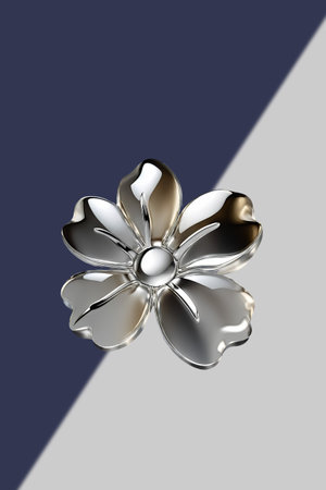 FLOWER BLOBS GLASSの写真素材