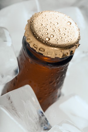 Bottle with soft drinks 