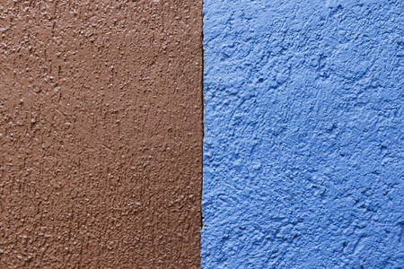Brown and blue wall textureの写真素材