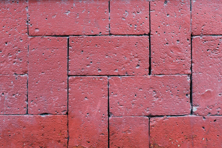 Red brick wall textureの写真素材