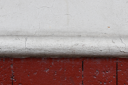 White and red brick wall textureの写真素材