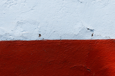 Blue and red wall textureの写真素材