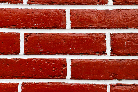 Red brick wall textureの写真素材