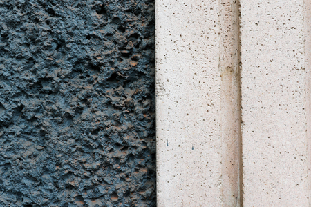 Grey and white wall textureの写真素材
