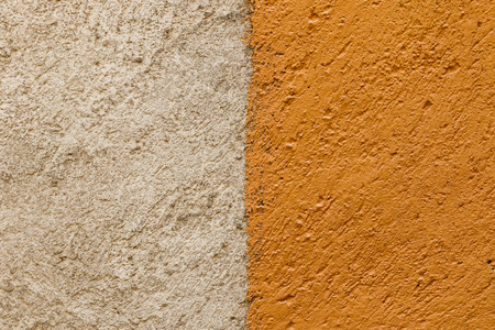Yellow and orange wall textureの写真素材