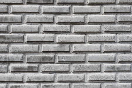 Grey brick wall textureの写真素材