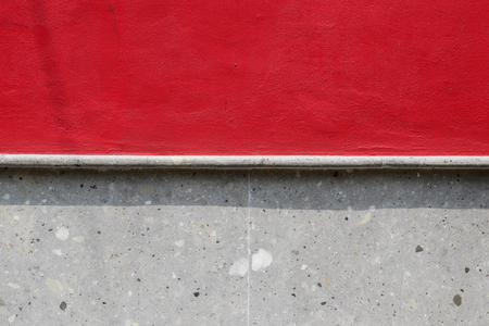 Red and grey wall textureの写真素材