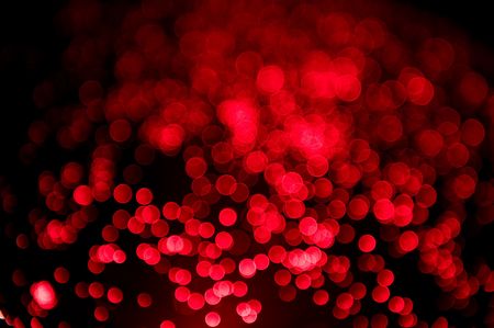 red, out of focus, glass fiber