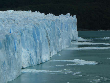 Glacier Perito Moreno, Los Glaciares National Park, Argentinaの写真素材