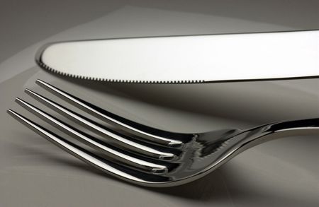 menu with fork and knife