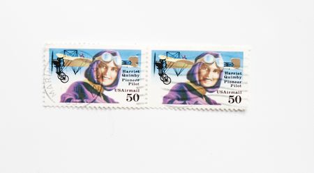 Double stamp of Harriet Quimbly
