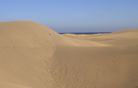 High dunes at Gran Canariaの写真素材