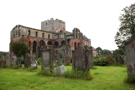 Medieval Lanercost Priory was founded about 1165 by Henry II and was completed in 1220. It fell into ruin after the dissolution of the monasteries by Henry VIII in 1537のeditorial素材