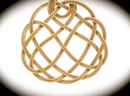 Carpet beater on whiteの写真素材