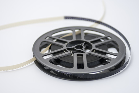 Old motion picture film reelの写真素材