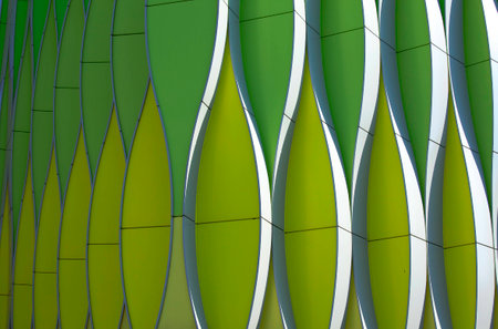 Abstract close up of modern architectureの写真素材