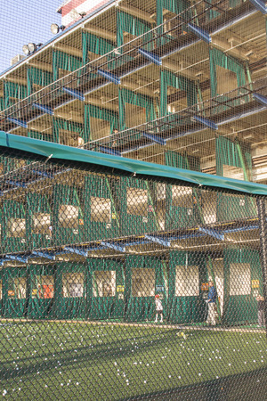 Driving range with floorsのeditorial素材