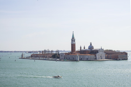 High view of San Giorgio Maggiore in Venice

のeditorial素材