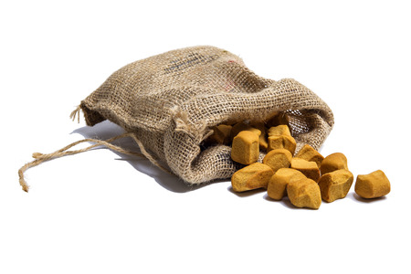 A bag with real pepernoten a traditional candy specially for Dutch Sinterklaas holiday with a taste of anise



の写真素材