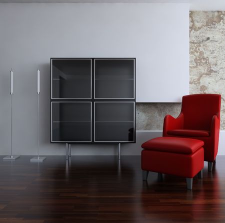 Living Room Settingの写真素材