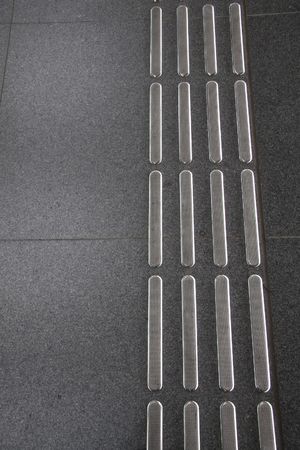 Blind pathwayの写真素材