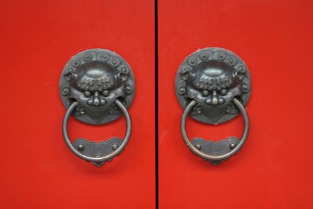 Chinese Doorの写真素材