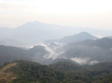 view from hilltop