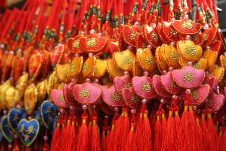 Chinese Decoration for Lunar New Yearの写真素材