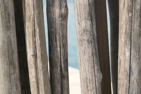Wood fenceの写真素材