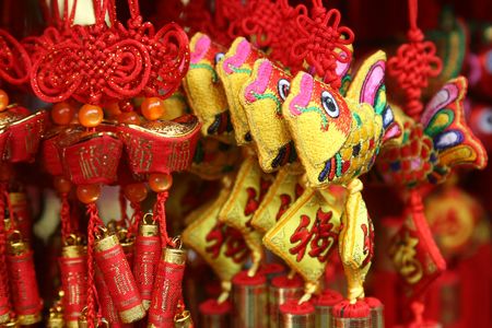 chinese Decoration for Lunar New Yearの写真素材