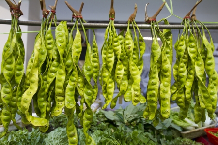 Vegetable stall in the marketの写真素材