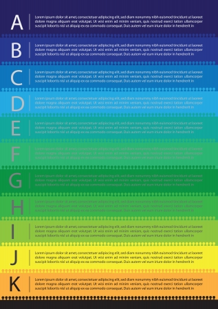 Design template layout that is suitable for web and graphic のイラスト素材