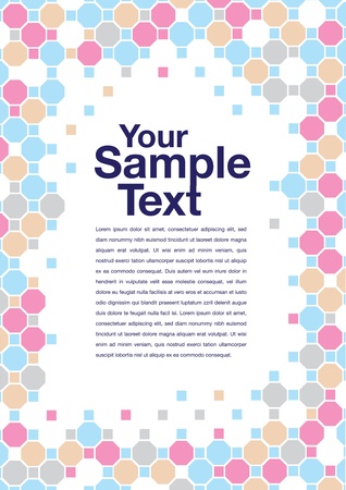 Background- Abstract Illustration with white spaces for copy.のイラスト素材