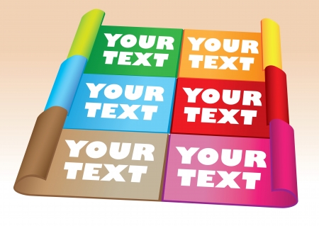 Vector illustration layout of Colorful design over a background  のイラスト素材