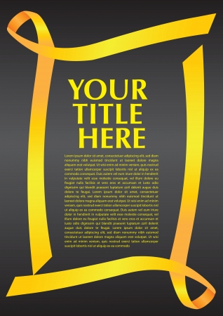 Vector illustration  Layout border of Awareness ribbons のイラスト素材