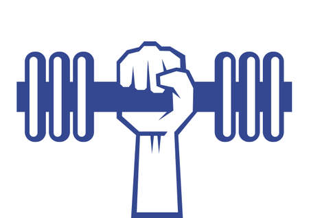Dumbbell icon vector. Icon for mobile concept or web design. Symbol illustration.のイラスト素材