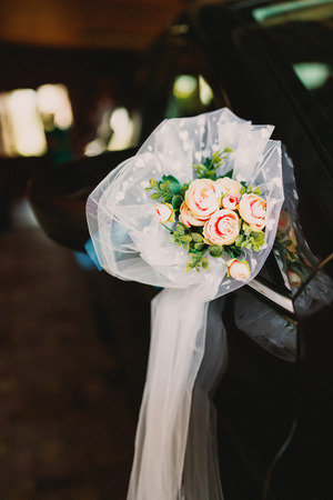 bride with bouquetの写真素材