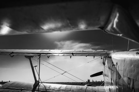airplane in the sky